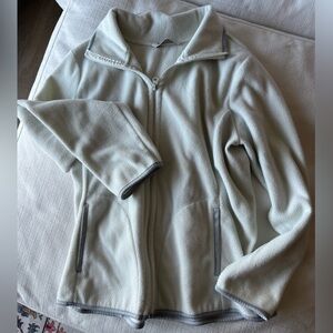 Old Navy Vintage White Fleece Jacket